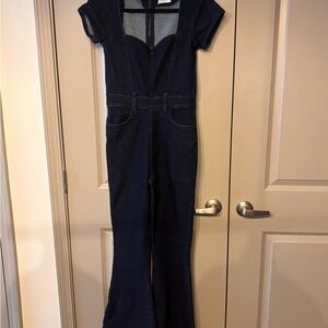 Show Me Your MuMu Denim Jumpsuit